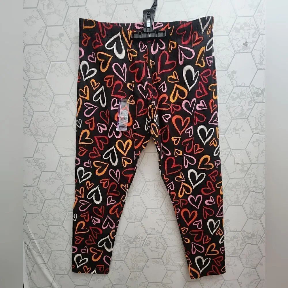 NEW Women's Valentine's Day Cotton Leggings
